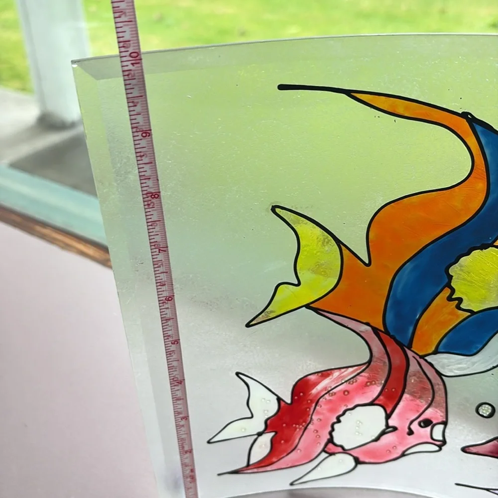 Colorful HANDMADE Glass Fish Decor